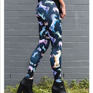 BlackMilk Cotton Candy Corn HWMF leggings